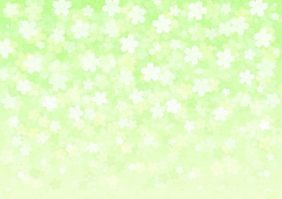 新鲜的绿色植物和漂亮的花的插图
