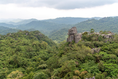 美丽的风景在Masungi Georeserve, Rizal
