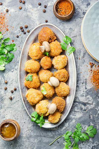 油炸mushroommushrooms