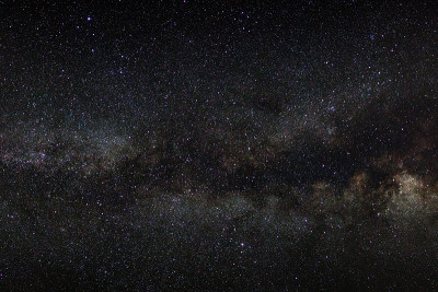 夜空中的银河系