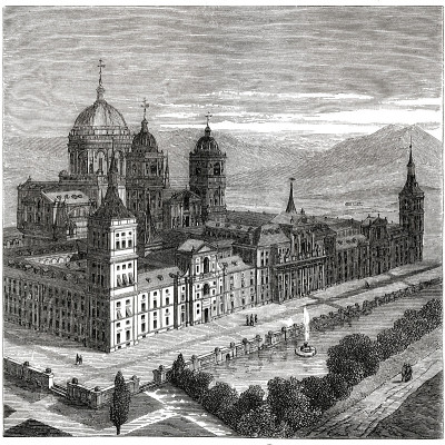 El Escorial，西班牙马德里附近，印刷