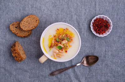 蔬菜奶油豆汤