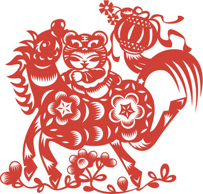 中国娃娃骑马