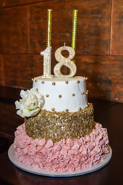 漂亮的18号生日蛋糕
