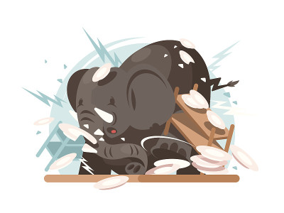 大象休息用具