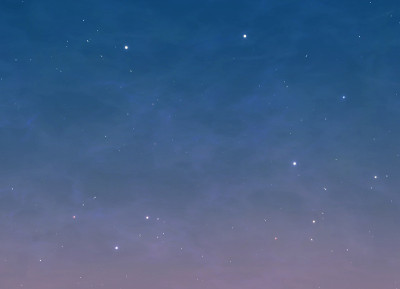 夜晚黑色的星空与星星，3d渲染