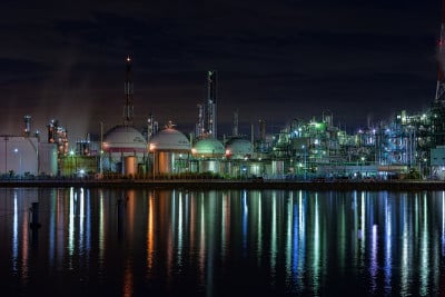 yokkaichi市植物夜景