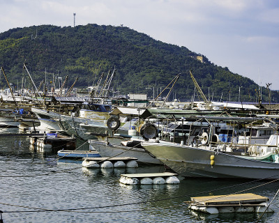 日本濑户内海大岛船