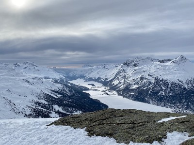 从Giand ' Alva, Skiarea Corvatsch/Furtschellas，恩加丁，