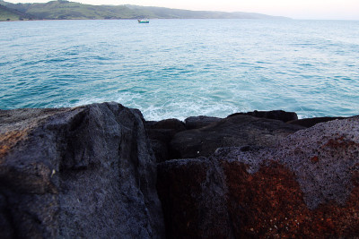 阿波罗湾海港的海景