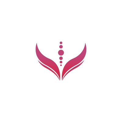 美丽荷花标志图标设计模板