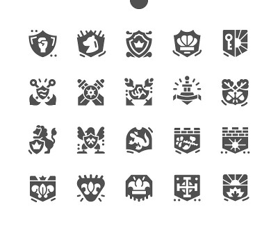 Blazon. Royal coat of arms. National emblem. Shiel