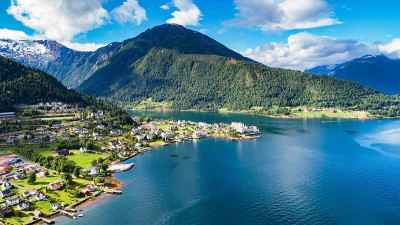 Balestrand,挪威。