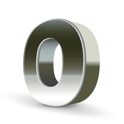 3d银钢字母O