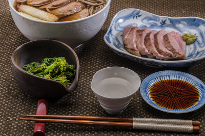 日本清酒鸭菜