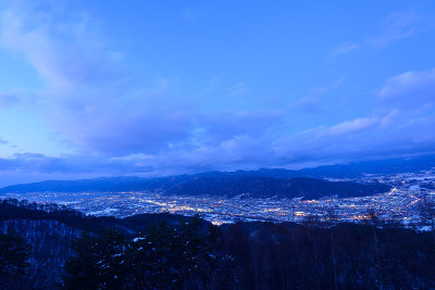 日本长野市须和市景