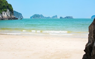 越南吉巴岛的热带海滩