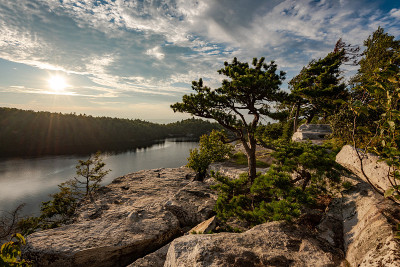 湖Minnewaska