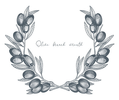 Olive wreath.