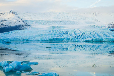 冰岛Fjallsárlón冰川湖