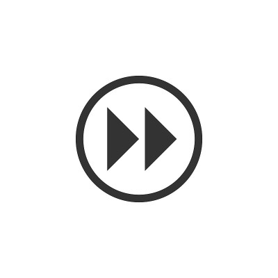 Rewinding icon flat
