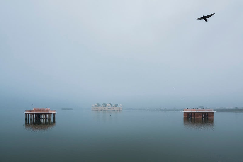 印度拉贾斯坦邦斋普尔的水宫(Jal Mahal)