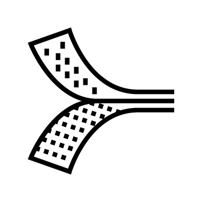 紧固胶带线图标矢量插图