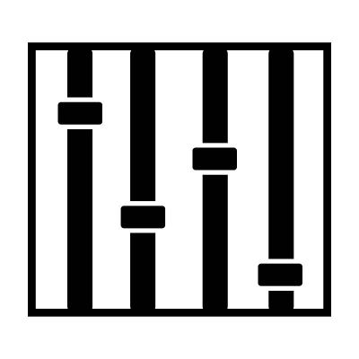 音频，控制，均衡，均衡，均衡器，音乐，设置图标