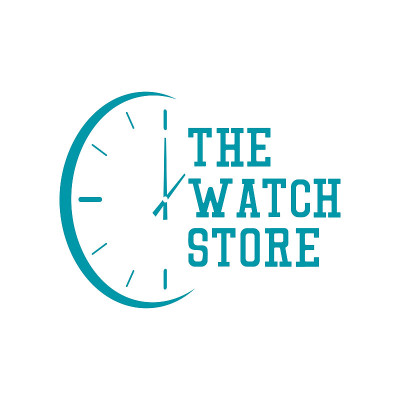 手表商店图标上的白色背景。矢量图