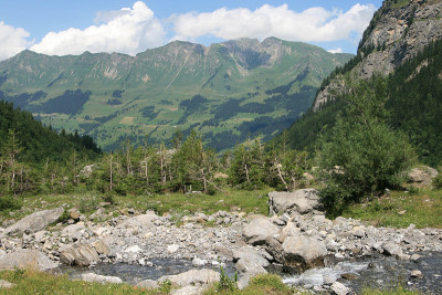 Les Diablerets地区在瑞士阿尔卑斯山