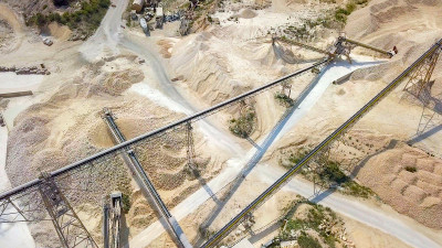 大型采石场岩石分选输送带