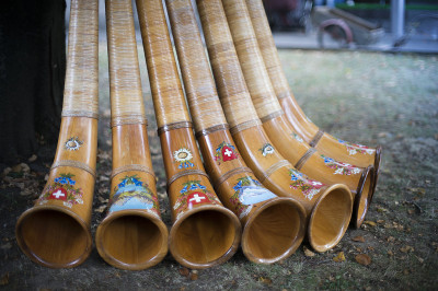 Alphorn_AlphörnermitWappen_Volksfest