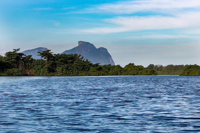 Marapendi泻湖Barra da Tijuca区，里约热内卢de Janeiro，巴西-加维亚