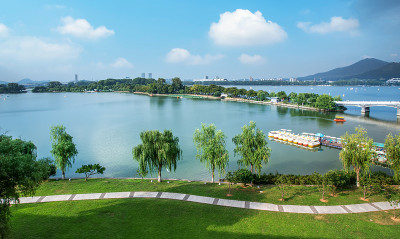 南京玄武湖公园的景色
