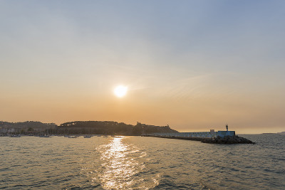 Baiona海岸。