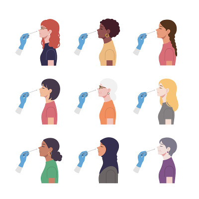 对不同国家和种族的妇女进行PCR检测。