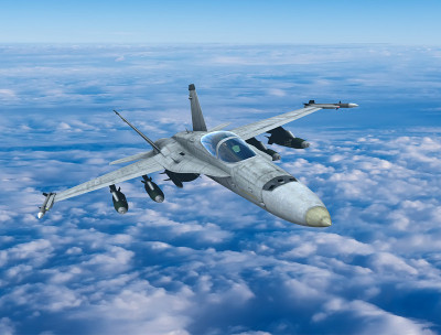 Fıghter Jet in flight