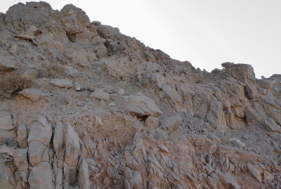 哈贾尔山脉整洁的哈特村。另外地区。阿联酋
