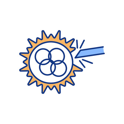 辅助孵育RGB颜色图标