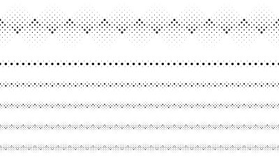 Abstract black and white repeating dot pattern pag