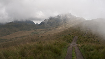 皮钦查火山的景色