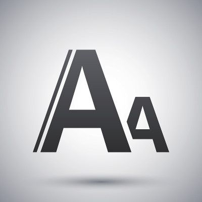 矢量字体大小图标