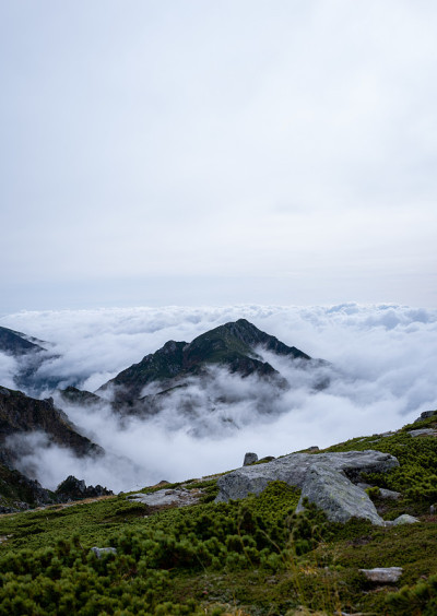 长野县的木须山脉
