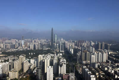 深圳京基100和建设城市天际线