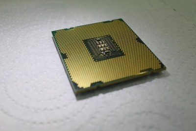英特尔处理器cpu特写电脑775引脚