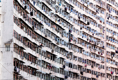 香港的旧公寓