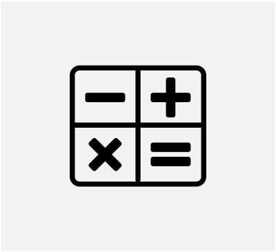 计算器图标矢量标志模板
