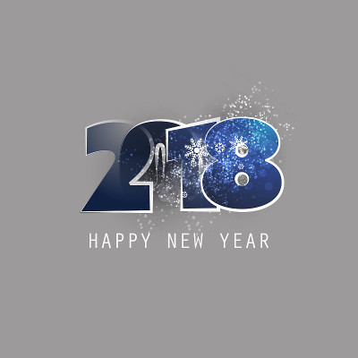 新年贺卡背景- 2018