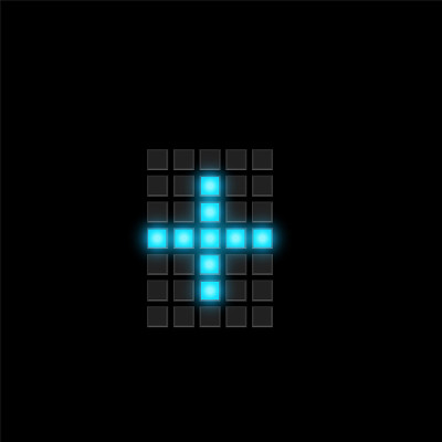 现实的数字记分牌字体集，矢量插图