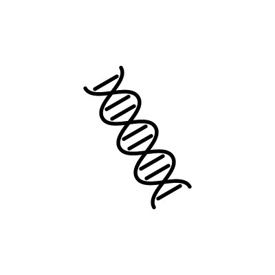 插图矢量图形的DNA图标模板